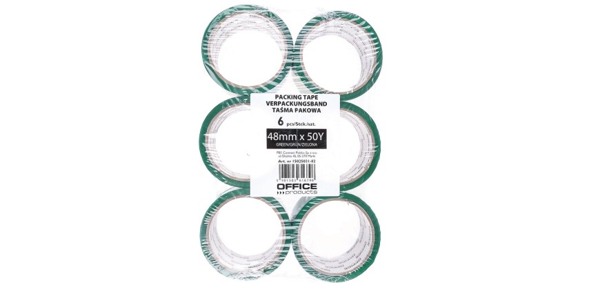 OFFICE products verpakkingstape, 48 mm x 46 m, groen
