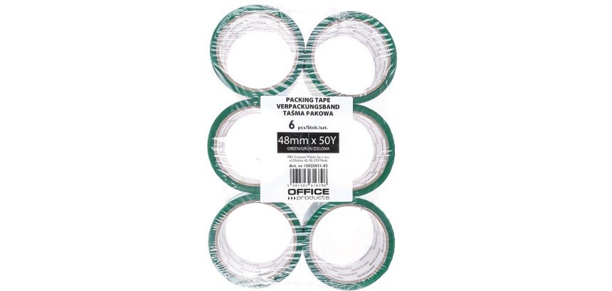 OFFICE Produkte Verpackungsband, 48 mm x 46 m, grün