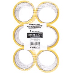 OFFICE products ruban d'emballage, 48 mm x 46 m, jaune