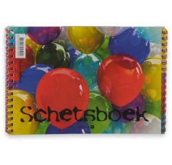Papyrus cahier de croquis Ballon, 120 g/m², ft A5, 20 feuilles