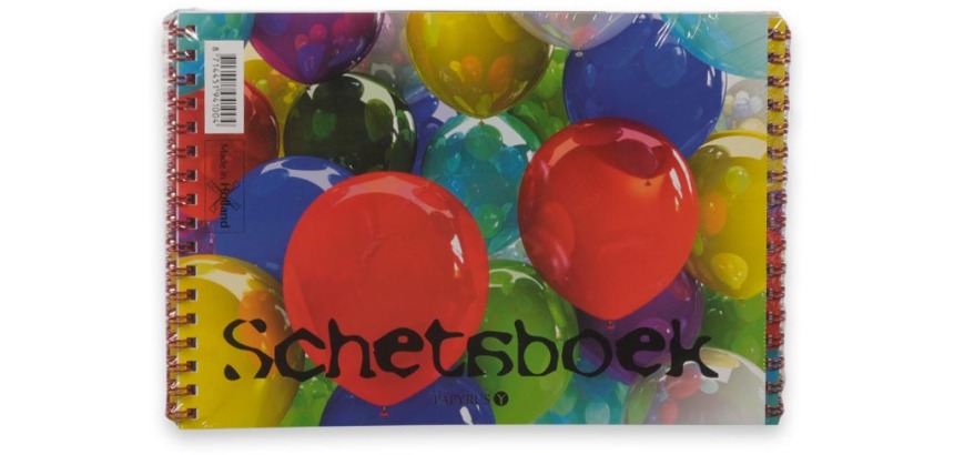 Papyrus schetsboek Ballon, 120 g/m², ft A5, 20 vel