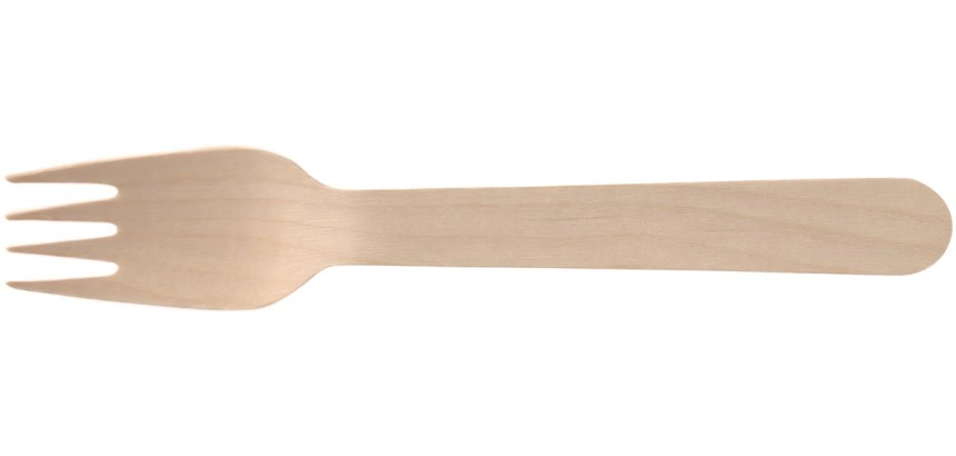 Conpax vork Pure, uit hout, 16,5 cm, pak van 250 stuks