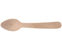 Cuillère Pure, en bois, 11 cm, paquet de 250 pièces