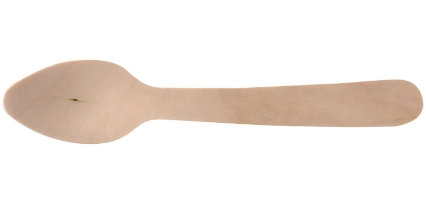 Pure Spoon, wooden, 11 cm, pack of 250 pieces