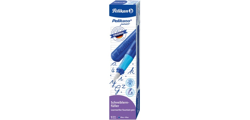 Pelikan Füllfederhalter Pelikano Junior P67 für Rechtshänder, blau