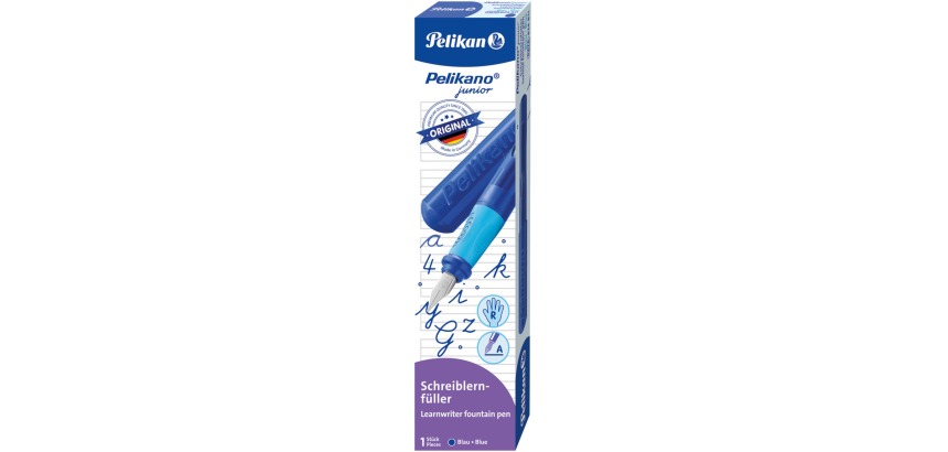 Pelikan Vulpen Pelikano Junior P67 voor rechtshandigen, blauw