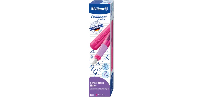 Pelikan Füllfederhalter Pelikano Junior P67 für Rechtshänder, rosa