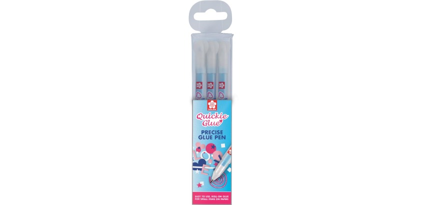 Sakura Quickie Glue pen adhesive, set of 3 pieces