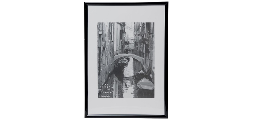 TPAC aluminum photo frame, black, A4