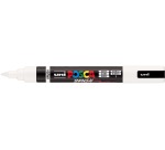 Paintmarker Uni POSCA PC-5BR brushpunt medium wit