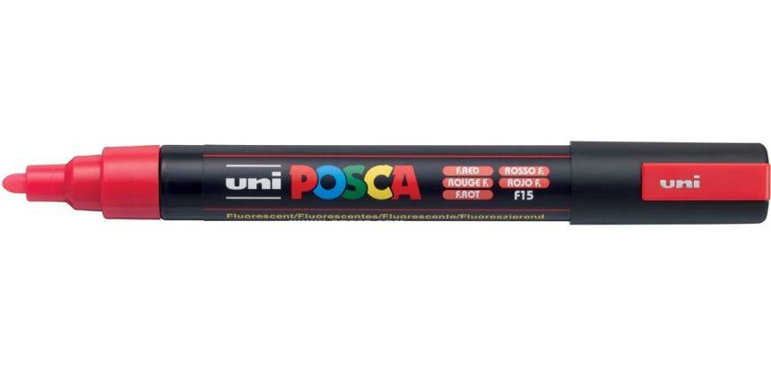 Posca Paint Marker PC5M Medium Fluorescent Red