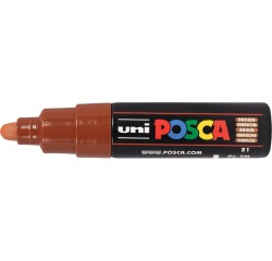 Paintmarker Uni POSCA PC7M breed bruin