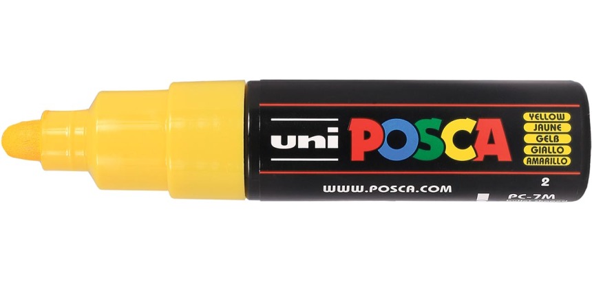 Posca Paint Marker PC7M Large Yellow