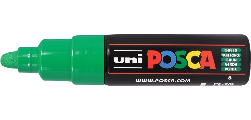 Posca Marker PC7M Breit Dunkelgrün