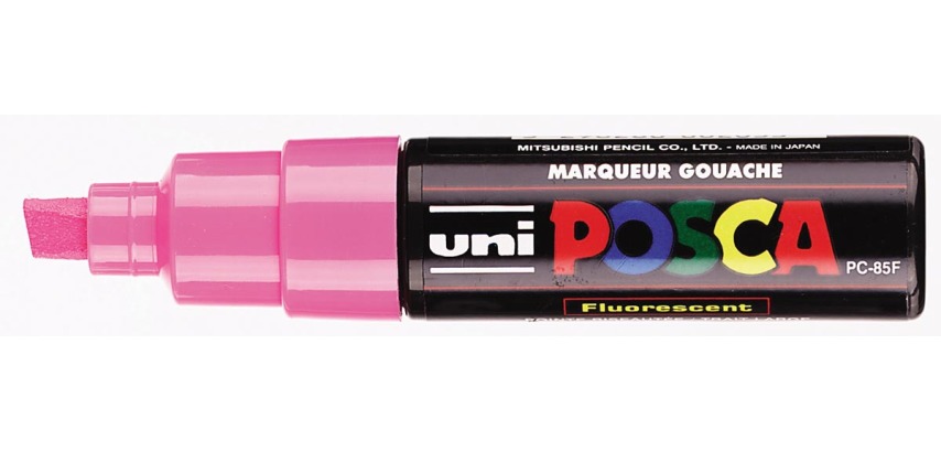 Uni POSCA Marker PC-8K, 8 mm, Neonrosa