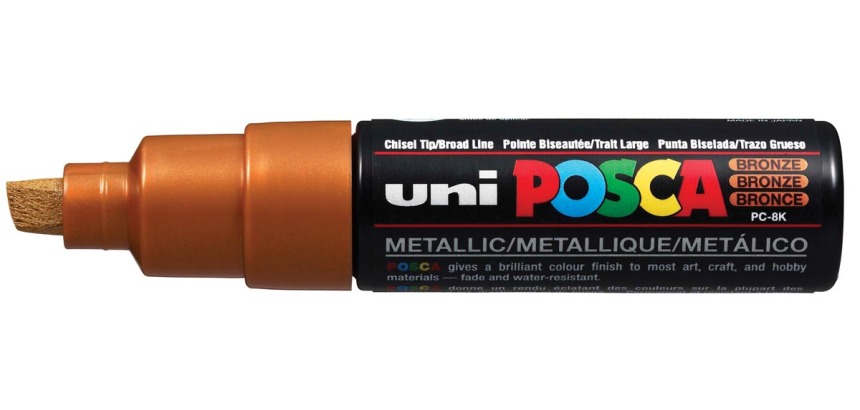 Posca Farbmarker PC8K Große Bronze-Schräge