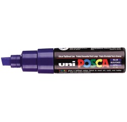 Paintmarker Uni POSCA PC8K breed schuin donkerblauw