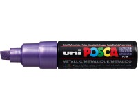 Marqueur peinture Posca PC8K Large biseau violet métal