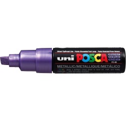 Paintmarker Uni POSCA PC8K breed schuin metallic paars
