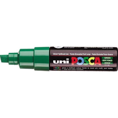 Uni POSCA paintmarker PC-8K, 8 mm, donkergroen