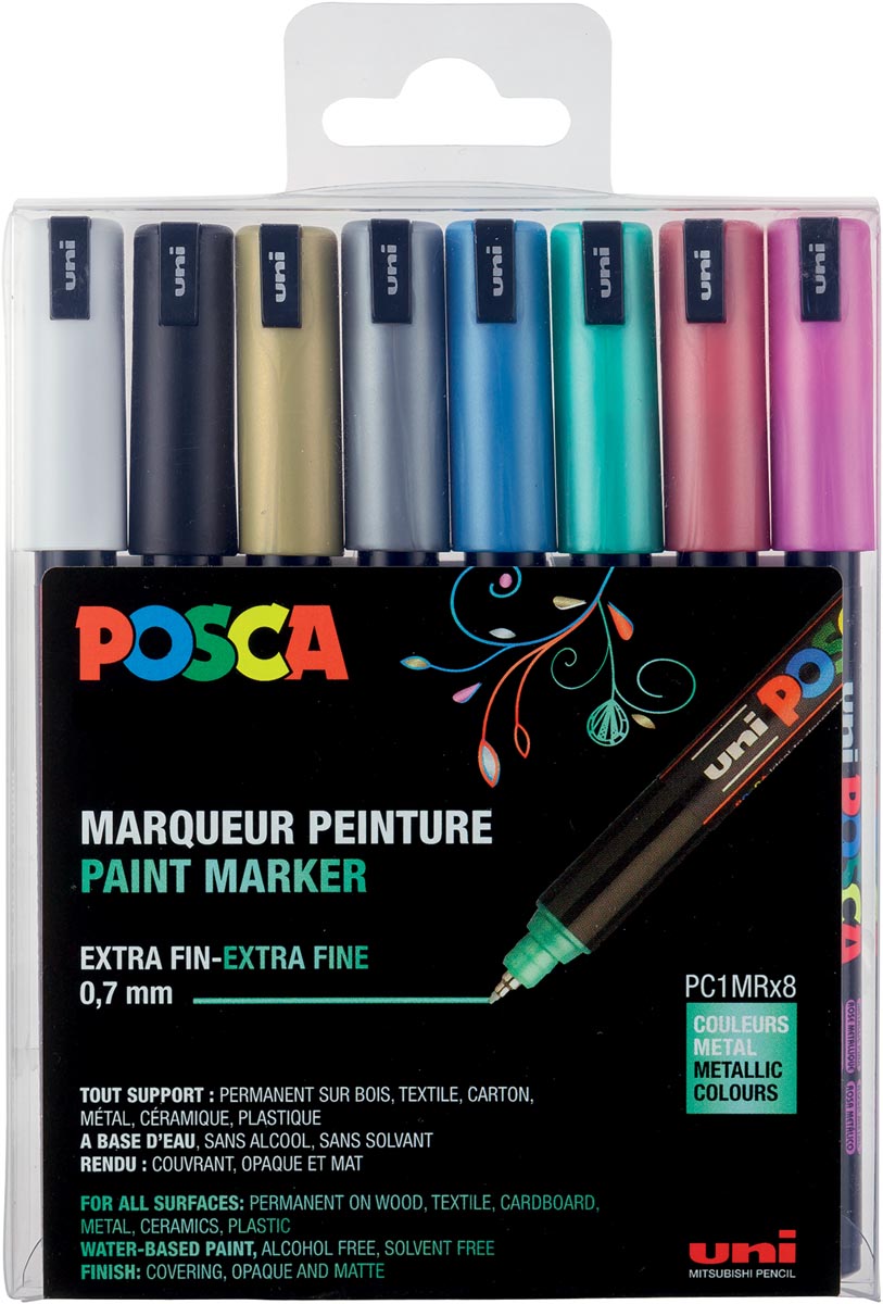 Uni POSCA marqueur peinture, PC-1MC, 0,7 mm, brun