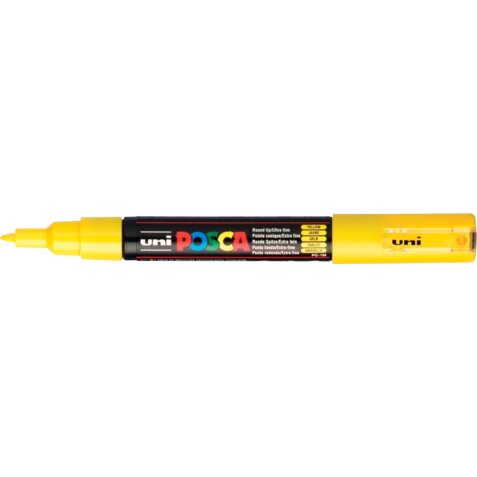 Uni POSCA marqueur peinture, PC-1MC, 0,7 mm, jaune