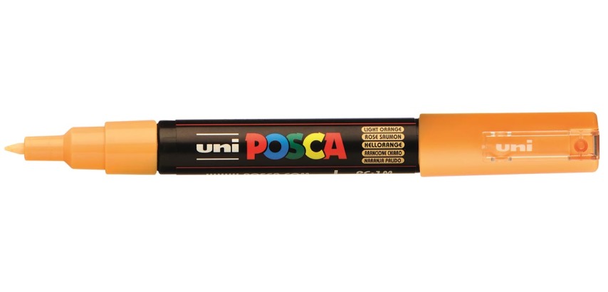 Marqueur peinture Posca PC1MC Extra Fin rose saumon