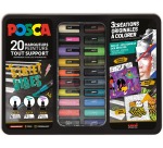 Posca marqueur peinture, boite en métal de 20 pièces, assorti, dessin Street Vibes