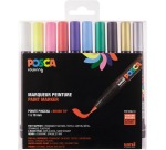 Uni POSCA marqueur peinture PCF-350, 1 - 10 mm, étui de 10 pièces, assorti