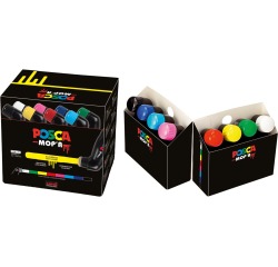 Posca Lackmarker PCM22 MOP'R-Set, 8-teiliges Sortiment