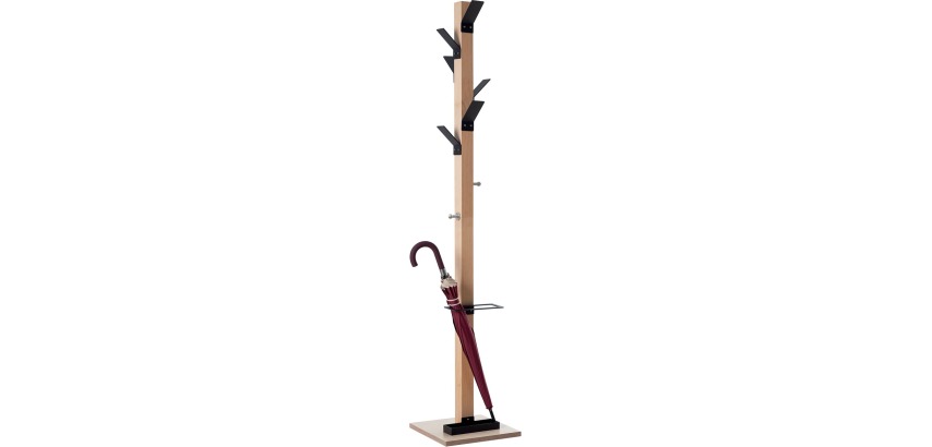 Paperflow Portemanteau Easycloth model A, en bois, noir