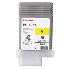 Canon inktcartridge PFI-102Y, 130 ml, OEM 0898B001, geel