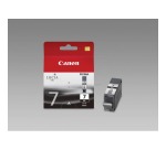 Canon cartouche d'encre PGI-7BK, 570 pages, OEM 2444B001, noir