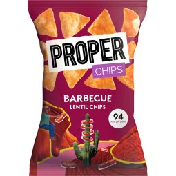 Proper lentil chips Barbecue, zak van 20 g