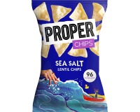 Proper lentil chips Sea Salt, zak van 20 g