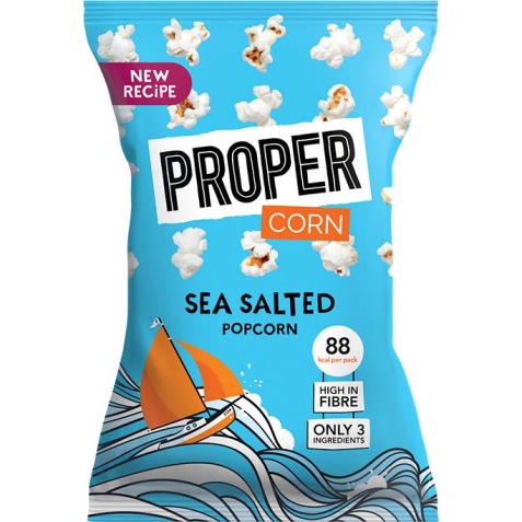 Proper popcorn Sea Salt, sachet de 20 g