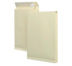 Faltenbalgumschlag 262x371x38mm AC Creme 125 Stück