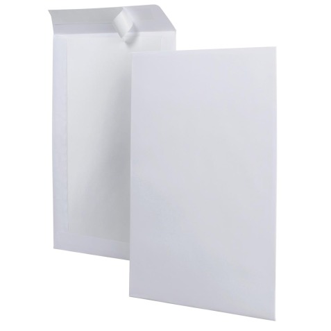 Enveloppes avec dos en carton, ft 229 x 324 mm, boîte de 100 pièces