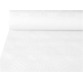 Tafelkleed uit papier met damastprint, 1,2 x 50 m, wit