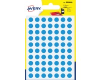 Avery psa08b self-adhesive label round permanent blue 490 pc(s)