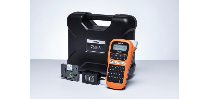 Brother P-Touch PT-E110VP - labelmaker - B/W - thermal transfer
