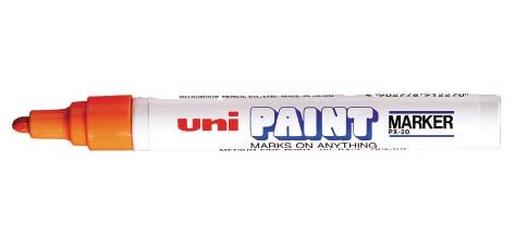 Uni PX-20 orange paint marker
