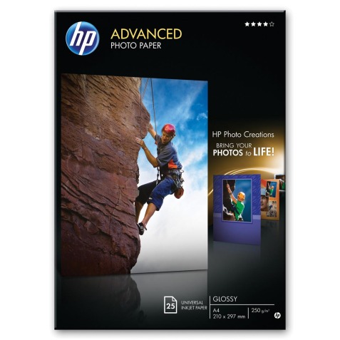 HP Advanced fotopapier ft A3, 250 g, pak van 20 vel, glanzend