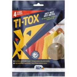 Riem Ti-Tox anti-mottenhanger, 4 stuks