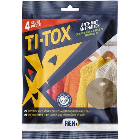 Riem Ti-Tox anti-piège à mite, 4 pièces