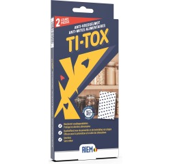 Riem Ti-Tox anti-mites alimentaires, boîte de 2 pièces