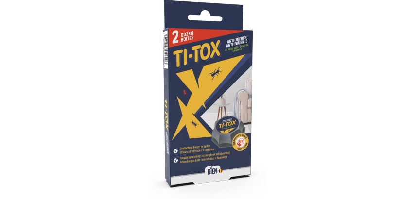 Riem Ti-Tox boîte anti-fourmis, 2 pièces