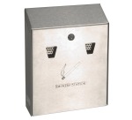 Rubbermaid cendrier mural, ft 25,4 x 7,6 x 31,8 cm, acier galvanisé