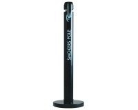 Collecteur de cigarettes Rubbermaid Smokers' Pole à poser noir