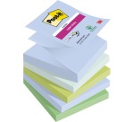 Post-it Super Sticky Z-Notes Oasis, 90 sheets, 76 x 76 mm, assorted colors, pack of 5 pads